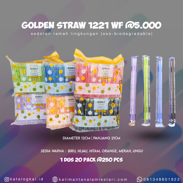 [Golden Straw] - Sedotan 1221 WF @5000