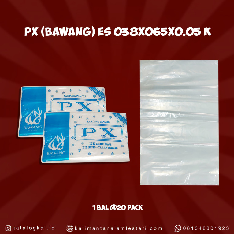 [Bawang] - Plastik PX Es 038x065x0.05 K