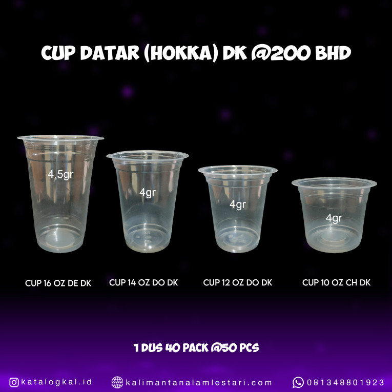 [HOKKA] - Cup Datar DK @2000 BHD