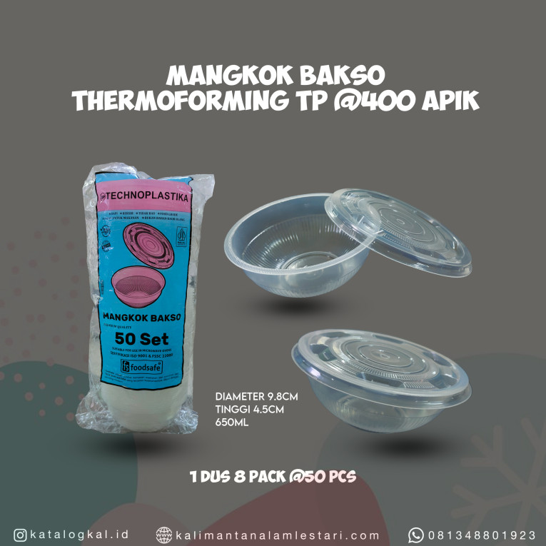 [APIK] - Mangkok Bakso ThermoForming TP @400