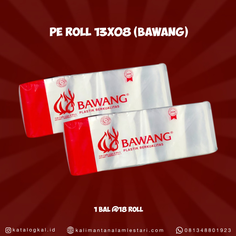 [Bawang] - Plastik PE Roll 13x08