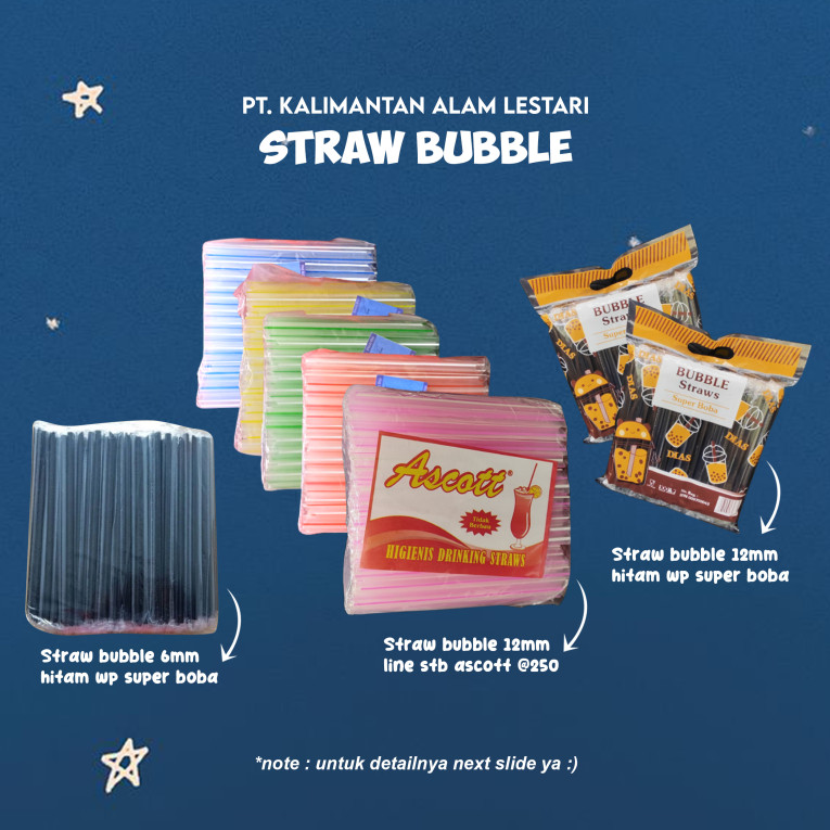 [Dias] - Sedotan Straw Bubble