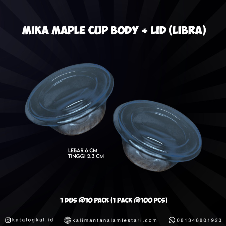 [Libra] - Mika Maple Cup Body + Lid