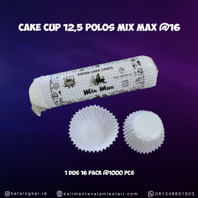 [Mix Max] - Kertas Cake Cup Polos