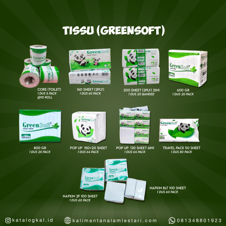 [Greensoft] - Kertas Tissue