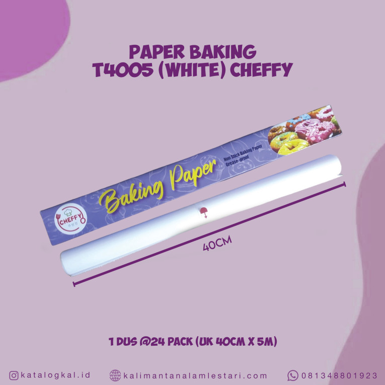 [Cheffy] - Paper Baking T4005 (White)