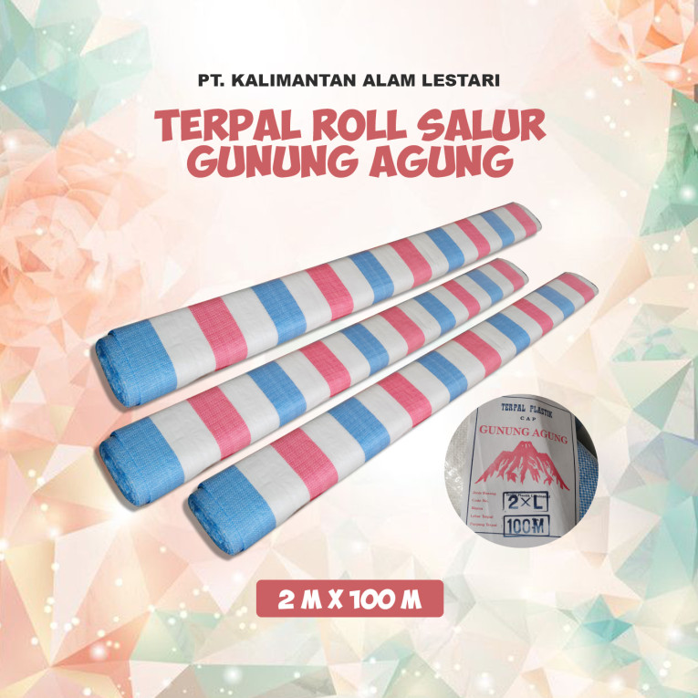 [Gunung Agung] - Terpal Roll Salur 100cmx2m