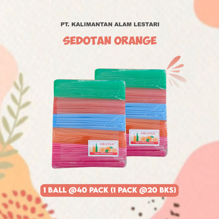 [Orange] - Sedotan