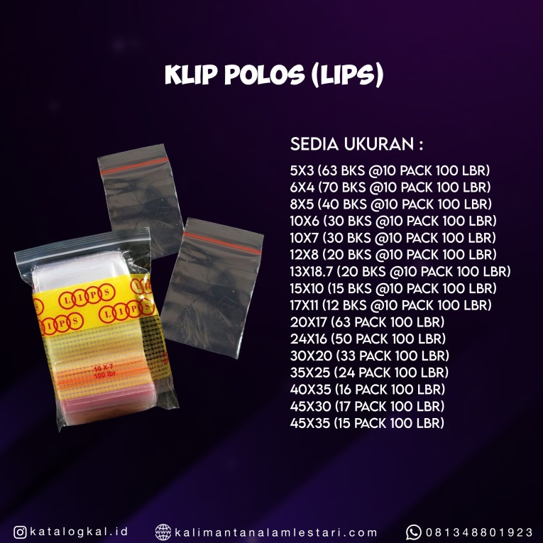 [Lips] - Klip Polos (Pack)