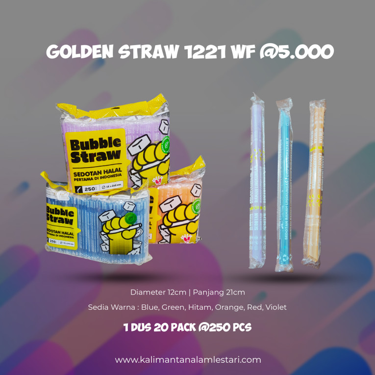 [Golden Straw] - Sedotan 1221 WF @5000