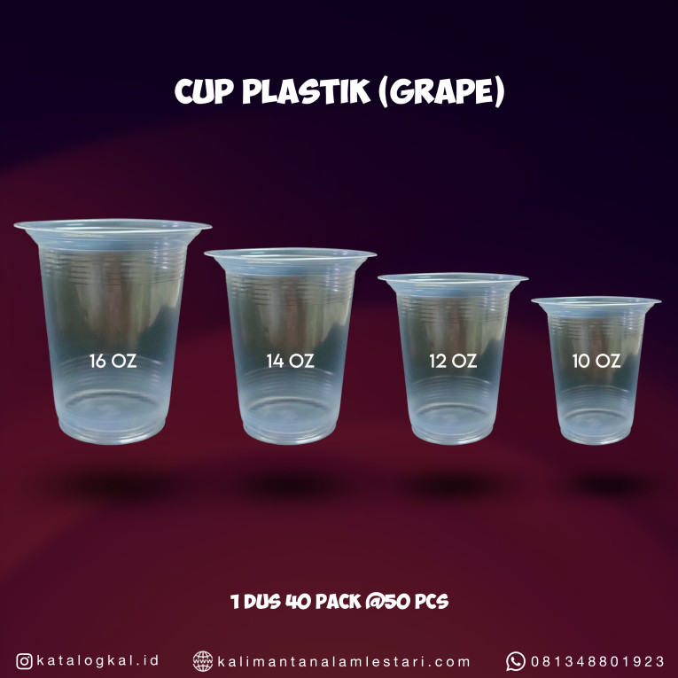 [Grape] - Cup Plastik