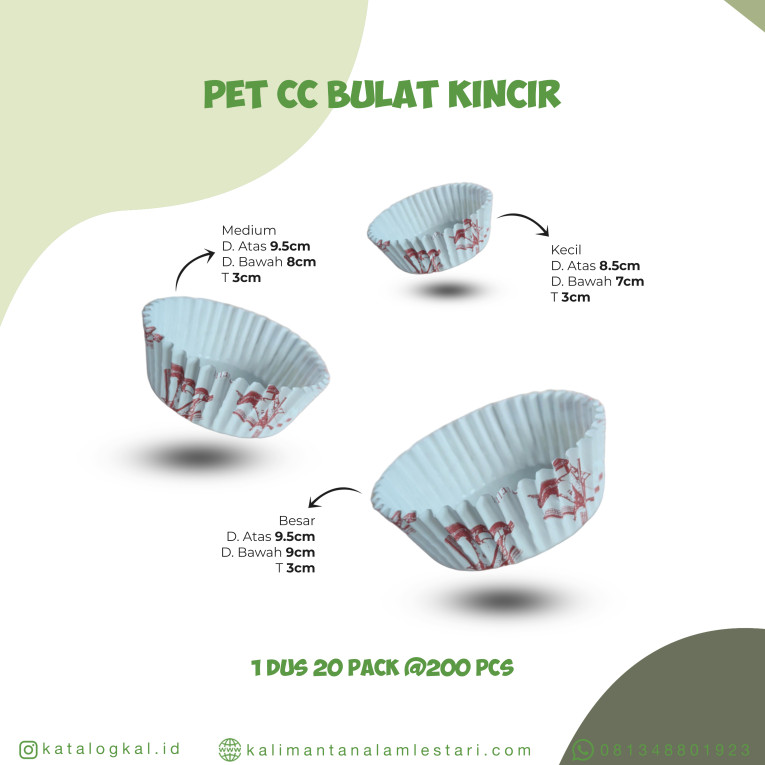 [Best Fresh] - Pet CC bulat kincir