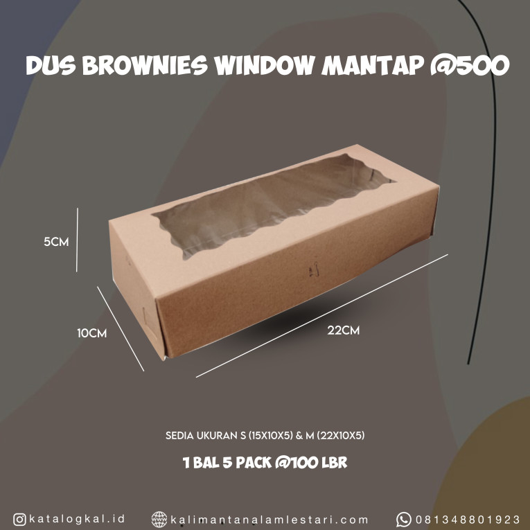 [Mantap] - Dus Brownies Window