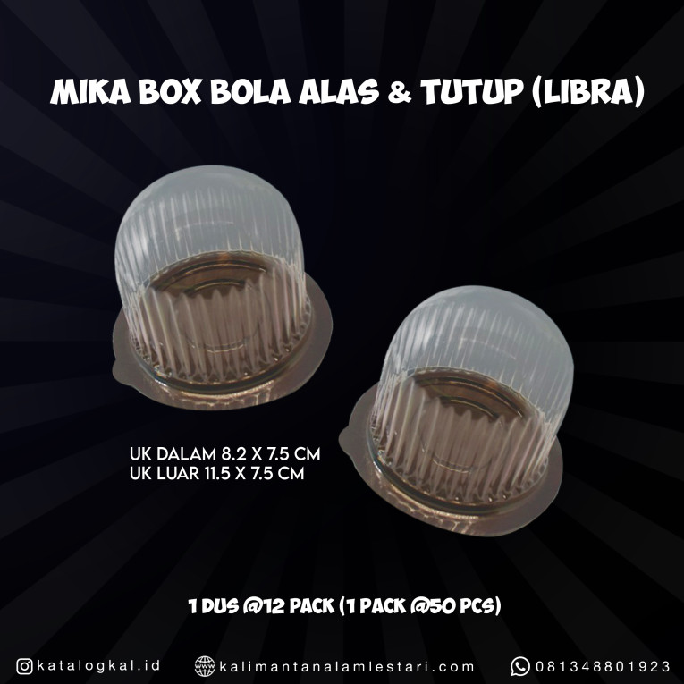 [Libra] - Mika Box Bola Alas & Tutup