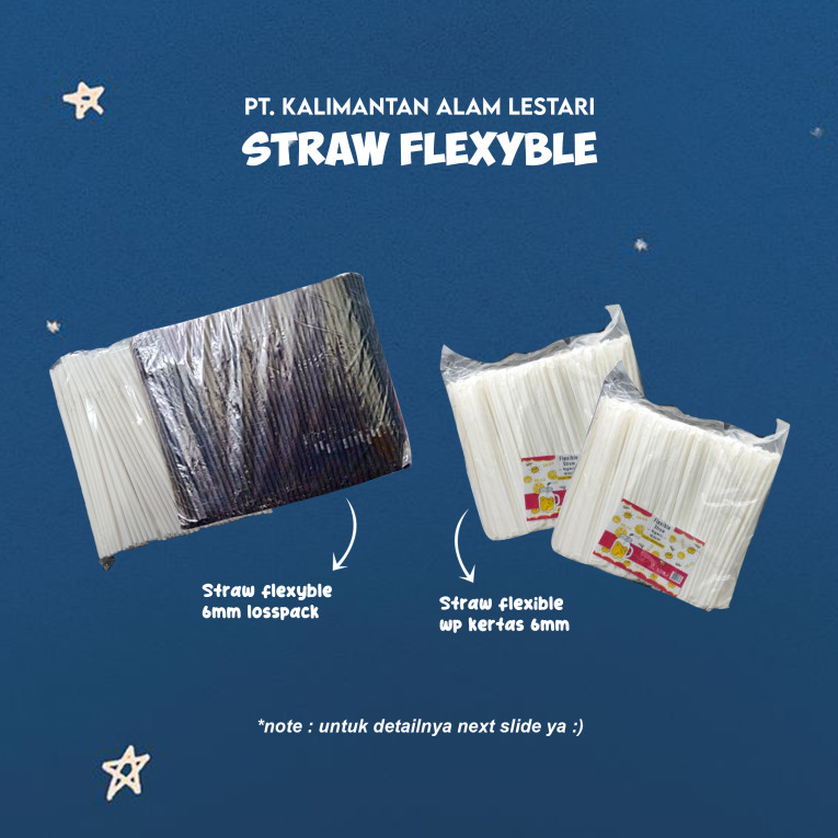 [Dias] - Sedotan Straw Flexyble