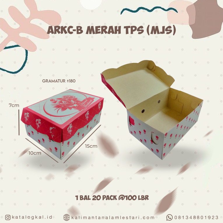 [MJS] - Kotak ARKC - B Tipis Merah