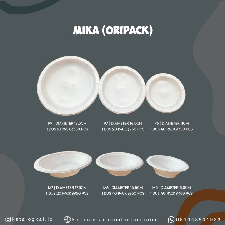 [Oripack] - Piring Mika